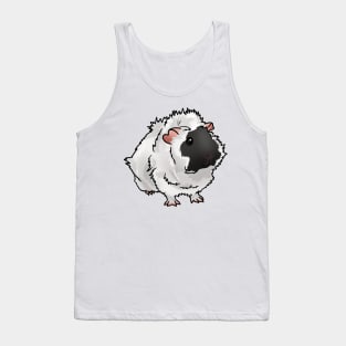 Black and White Abyssinian Guinea Pig Tank Top